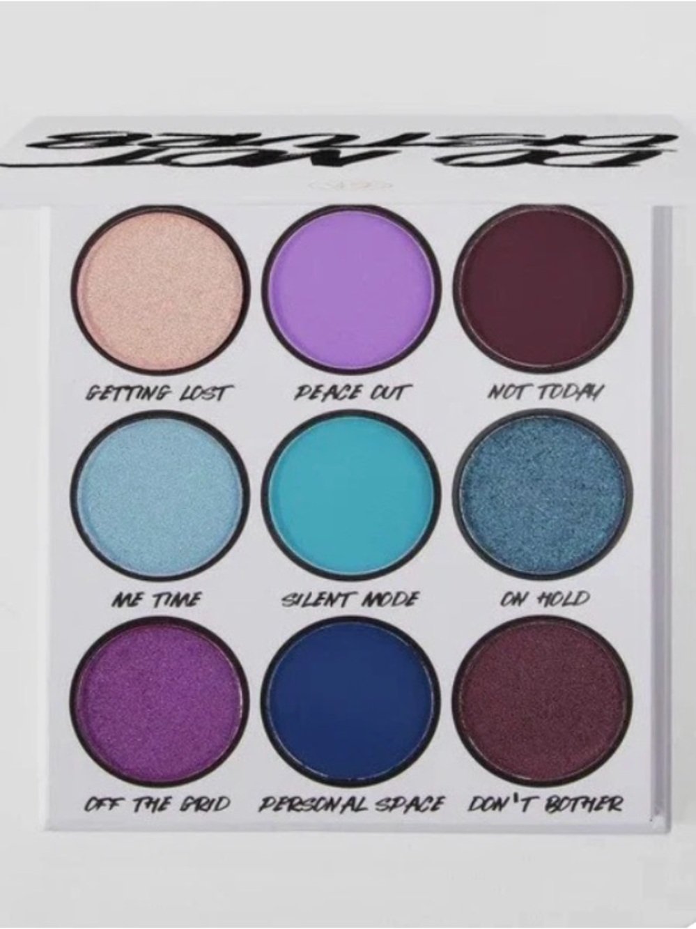 BH Cosmetics 9-Color Eyeshadow Palette - Lavender, Teal, Navy & Brown Tones